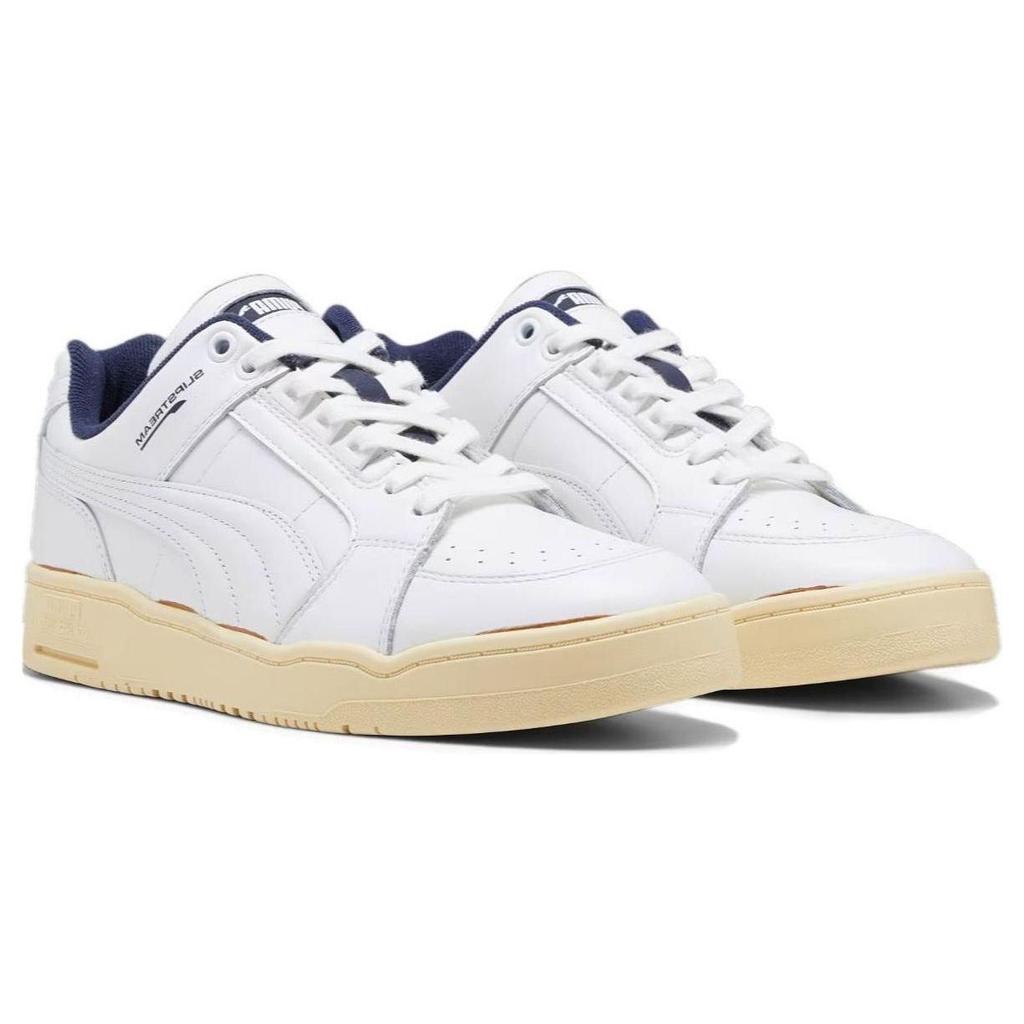 Puma Slipstream Lo The Never Worn 2 Unisex Sneakers White New-Navy Light-Straw 393137-01