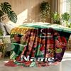 Custom Name Personalized Scooby Print Blanket, Home Decor, Bedroom, Sofa, Camping, Couch, Gifts for Birthday Christmas