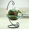 Candle Holder Iron Metal Hanging Stand Wedding Candlestick Glass Micro Landscape