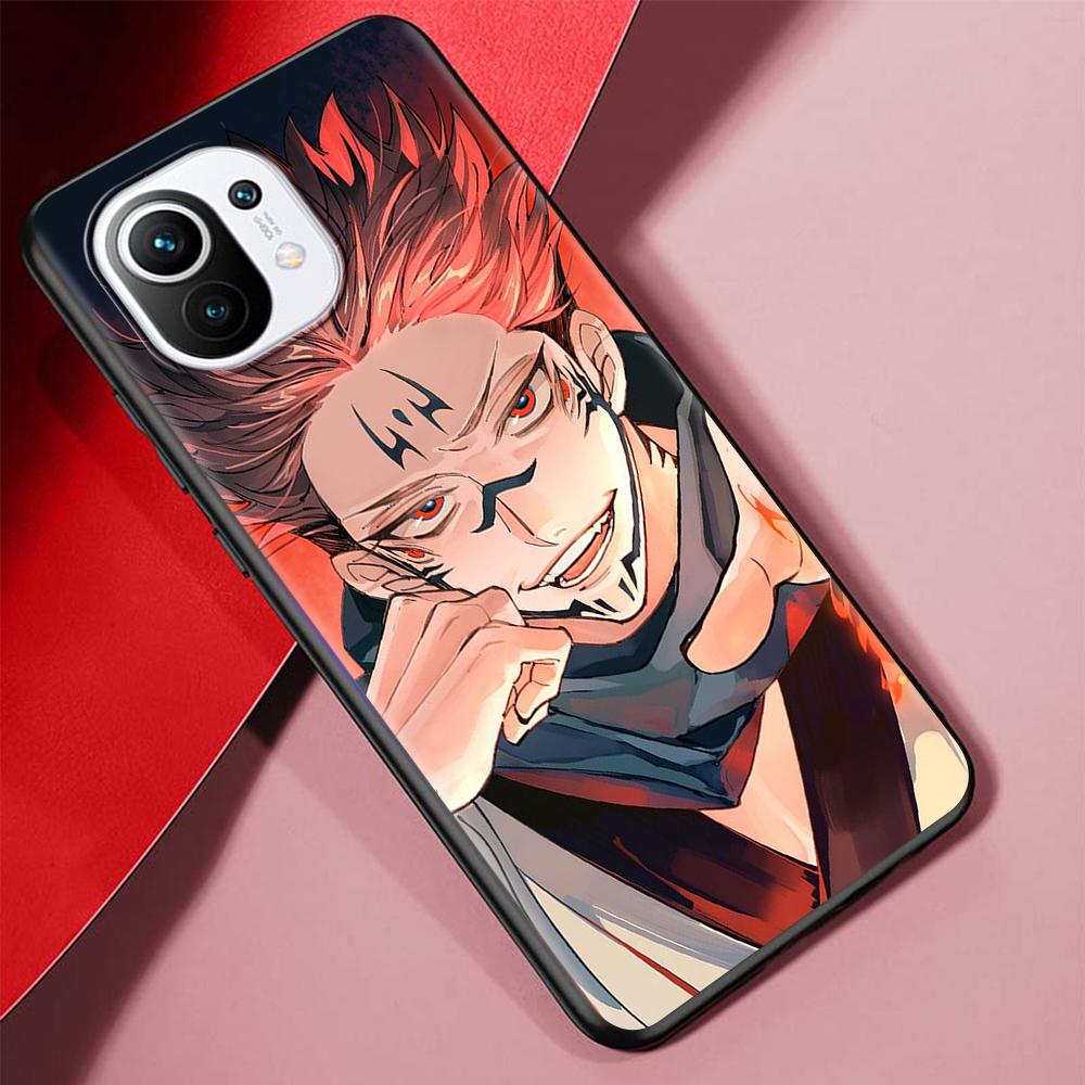 Чехол Jujutsu Kaisen для Xiaomi Poco X3 NFC M3 Mi 11 Lite 5G 12X 11T 10T 12 Pro 9T Note 10 9 Силиконовый Черный Мягкий Чехол для Телефона
