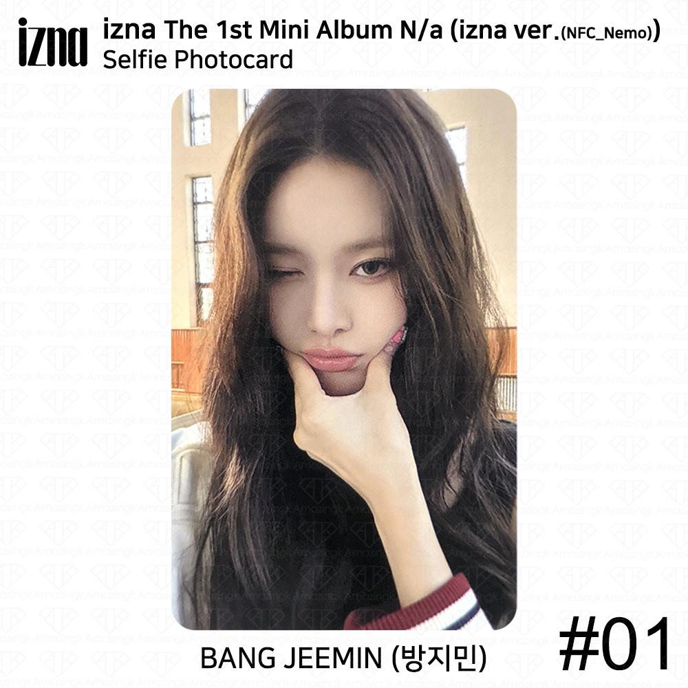 izna Первый мини-альбом N/a NFC_Nemo ver Official Selfie Photocard ID Card KPOP