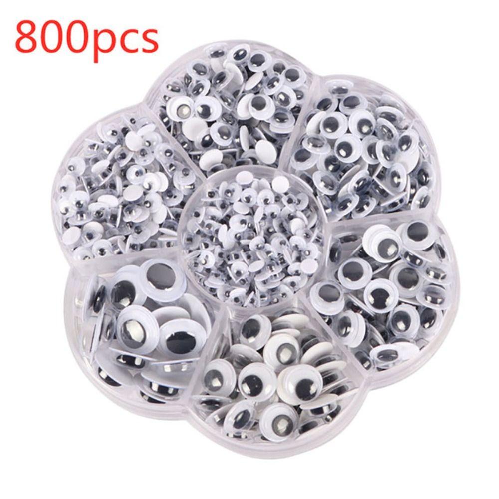 Crafting Doll Self-adhesive Moving Eyes Self-Adhesive Wiggle Eyes Plush Toys Eyes Plush Toys Eyes