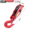 Национальный стандарт Сверхмощный стальной трос Подъемный блок с открытым крюком - Грузоподъемность 0,5 т, 1 т, 3 т