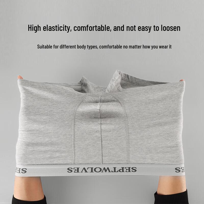 Мужские боксеры-брифы Seven Wolves 7A из антибактериального хлопка (4-Pack)