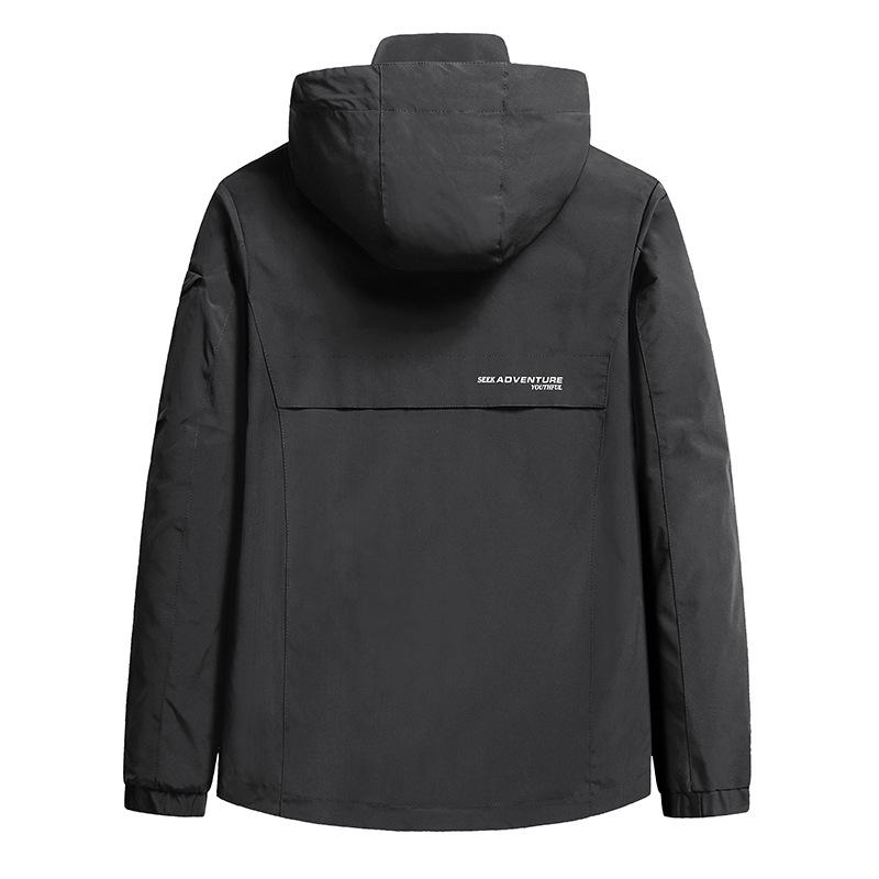 Мужское пальто Весенне-осенняя повседневная куртка с капюшоном Мужское пальто для активного отдыха, альпинизма, путешествий Мужская новая осенняя одежда