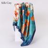 High-quality Luxurious Silk Scarves Headband Scarfs Neck Scarf For Women Chain Silk Scarf Women's Decorative Shawl