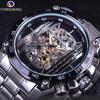 Men Fashion and Leisure Hollow Mechanical Movement Mechanical Watch