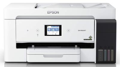 Epson Принтер с системой Eco Tank A3 Novi, совместимый цветной струйный МФУ, компактная кассетная модель EW-M5610FT, 1-стадийный