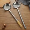 Лопатка из нержавеющей стали и кулинарные ложки, бытовые суповые ложки, термостойкая и антипригарная посуда