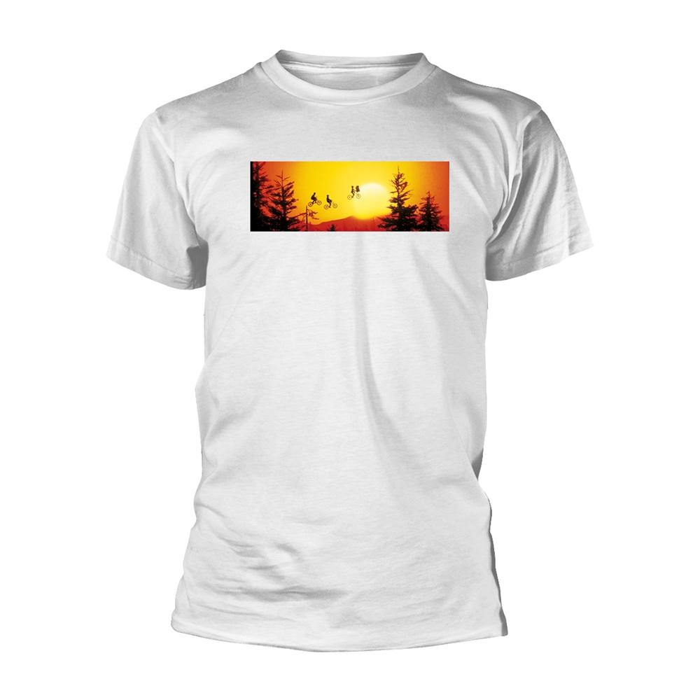 E.T Unisex Adult Bike Sky T-Shirt