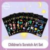 Children's Colorful DIY Scratch Art Book for Kindergarten Creativity