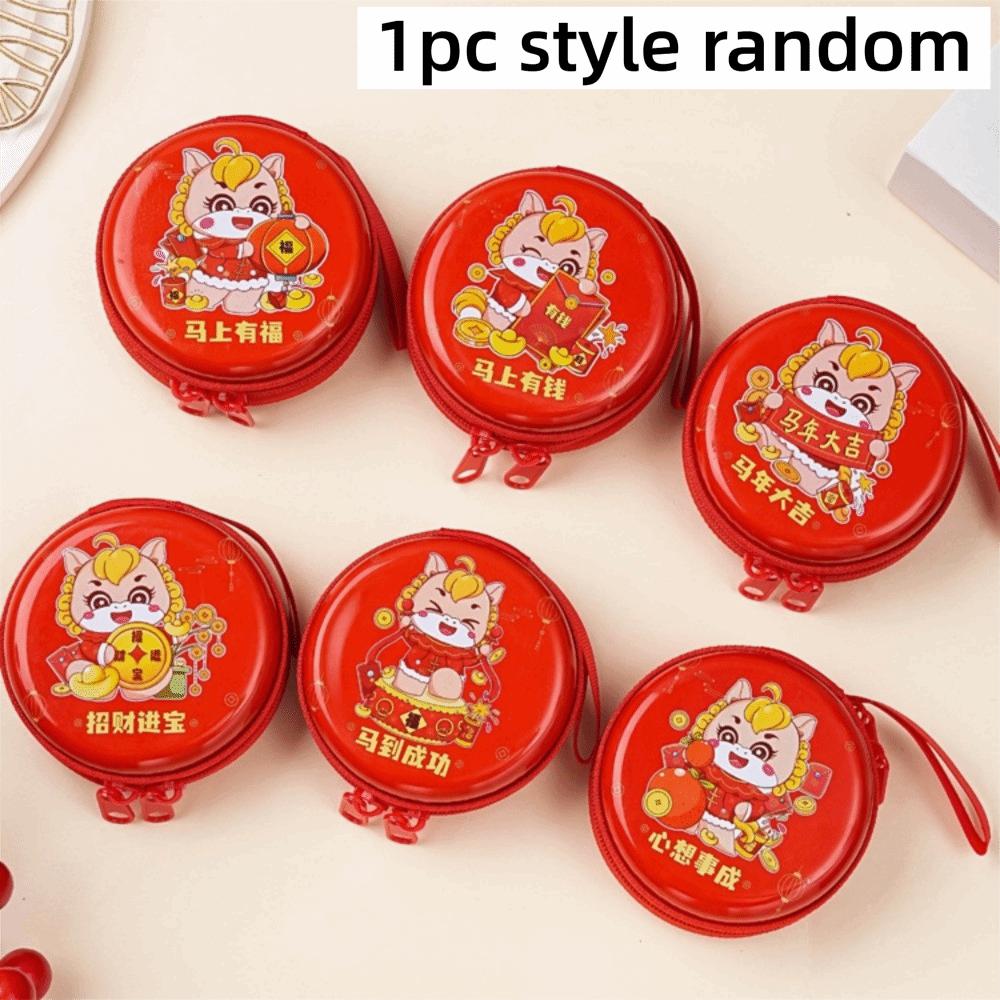 Gifts Cartoon Christmas Coin Purse Tin Box Santa Claus Phone Keychain Pendant Snowman Cartoon Storage Box Christmas