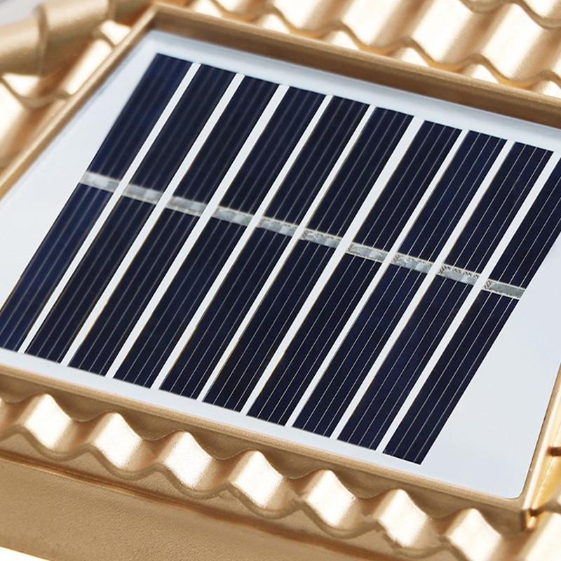 Солнечный стигма-светильник Светодиодный водонепроницаемый уличный Двор Дверной проем Сад Ограждение Декор Вилла Ворота Столб Настенный светильник Ландшафтный