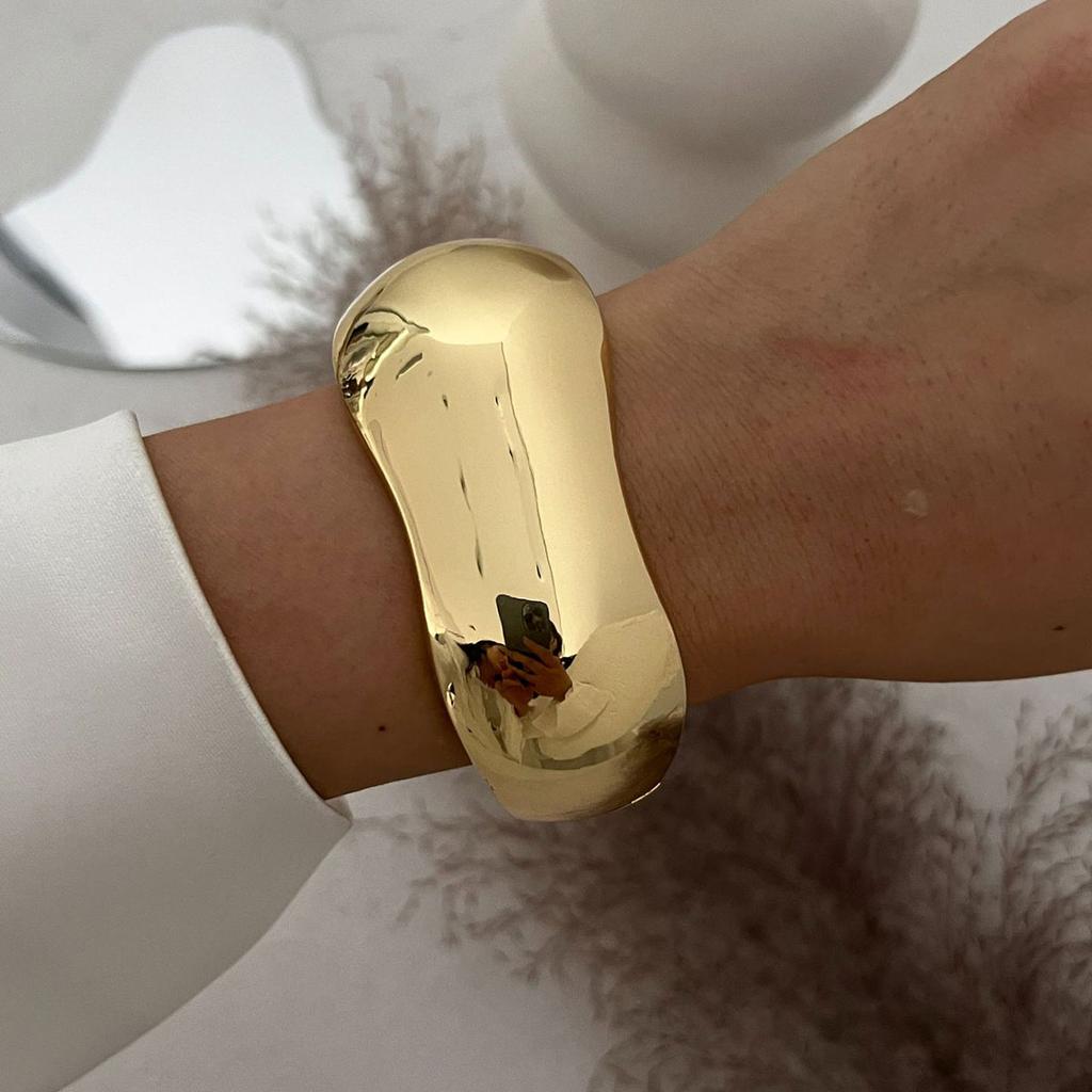 Панк Винтаж Необычные Массивные Браслеты-манжеты для Женщин Эффектные Глянцевые Браслеты Браслеты Пульсеры Стимпанк Мужские Украшения