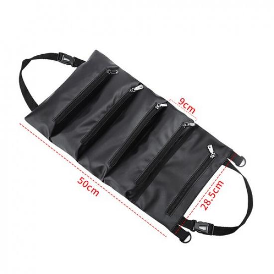 Car Back Seat Multi-function Tool Organize Bag Roll Pouch Multi-Pocket Storage