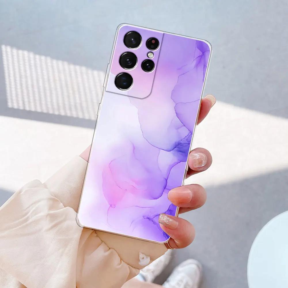 For Samsung S21 Ultra Case S21 Cover Back Cases For Samsung Galaxy S21 Plus Silicone Soft Bumper For Samsung S21 FE Fundas Coque