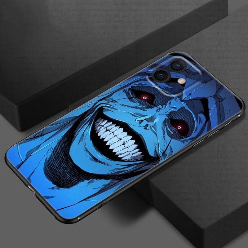 Чехол для телефона с выравниванием аниме Solo для Apple iPhone 13 12 Mini 11 Pro XS Max X XR 8 7 6S 6 Plus SE 2020 5S 5, мягкий черный чехол из ТПУ