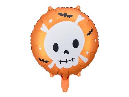 Foil Skull 45 cm Create a dark atmosphere for Halloween and