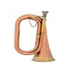 Solid Copper Brass Bugle To Play Decorative Musical Instrument Classic Style Gift Bugle with Mouthpiece for School Band Cavalry Beginner