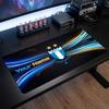 Malmö FF Custom Large Mouse Pad, Personalized Name Text Print, Football Logo Non‑Slip Desk Mat Gaming Gift