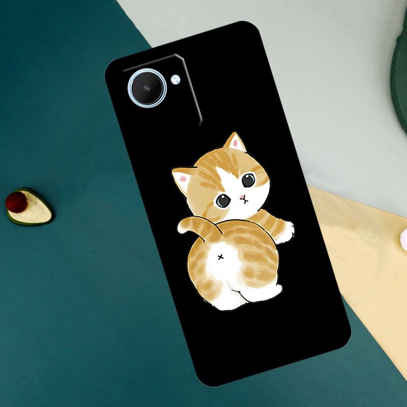 Смешные Животные Кошки Собака Тигр Пара Для Realme C55 C71 C75 C67 C63 C51 C61 C53 C35 C65 11 12 13 14 15 Pro Plus GT6 GT7 Pro Чехол