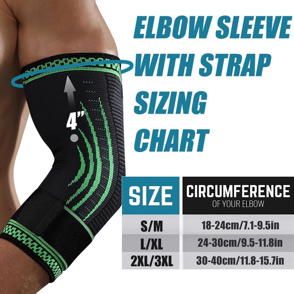 1 пара компрессионных рукавов для локтей для мужчин и женщин, поддержка рук для занятий спортом, теннисный локоть, тендинит, Epicondyt Elbow