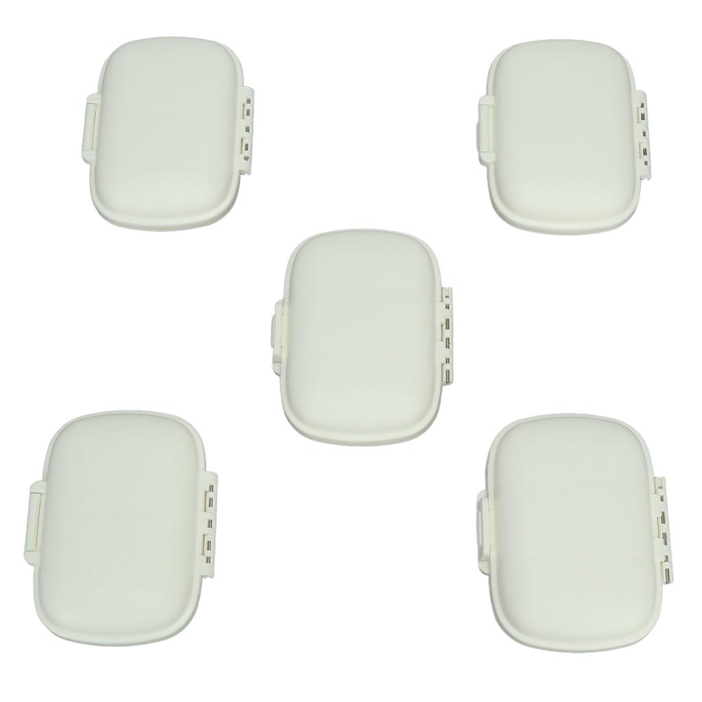 5 шт. Органайзер для лекарств Разделитель Планировщик приема лекарств Коробка Защелкивающаяся конструкция Ежедневный держатель для лекарств Контейнер