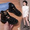 Youth style shoes Girls Roman Style Open Toe Sandals Soft Sole Princess Shoes Toddlers Beach Footwear