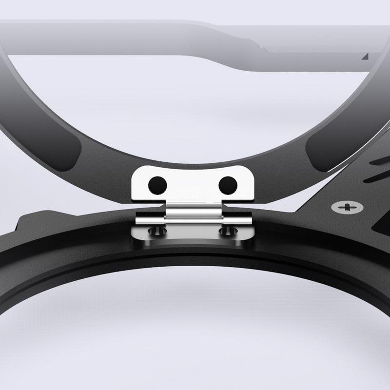 Z Shape Aluminum Alloy Frameless Magnetic Bracket Phone Case For Samsung S25 S24 Ultra S23 Ultra S22 Ultra Shockproof for Magsafe Cover