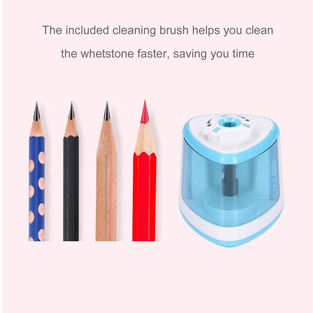 Multi-Scenario Pencil Sharpeners Blue Pencil Trimmer Desk Stationery Office Document Prep