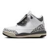 Детские кроссовки Air Jordan 3 Retro TD Hide N Sneak White Black Iron FB4415-100