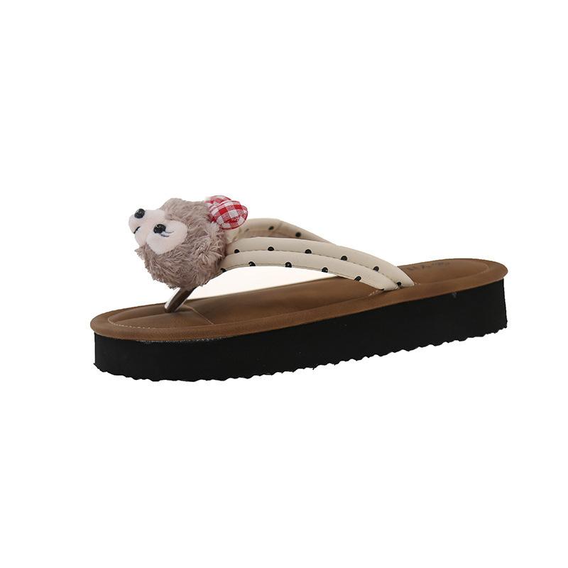 Омолаживающие шлепанцы послушные, мягкие и удобные, толстоподошвенные нескользящие шлепанцы-шины, женская летняя обувь, милая жизненная сила, Ширли