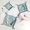 Foldable Table Catchall Storage Box Jewelry Key Coin Desk Top Organizer Entryway Nightstand Home Office Decoration