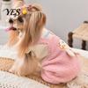Pet Jumpsuit Cute Jumpsuit, Cozy 4-Legged Apparel, Plush Lined Autumn Dog Pajamas Soft Fabric Winter Outfit, Warm Onesie Clothes for Small Medium Dogs
