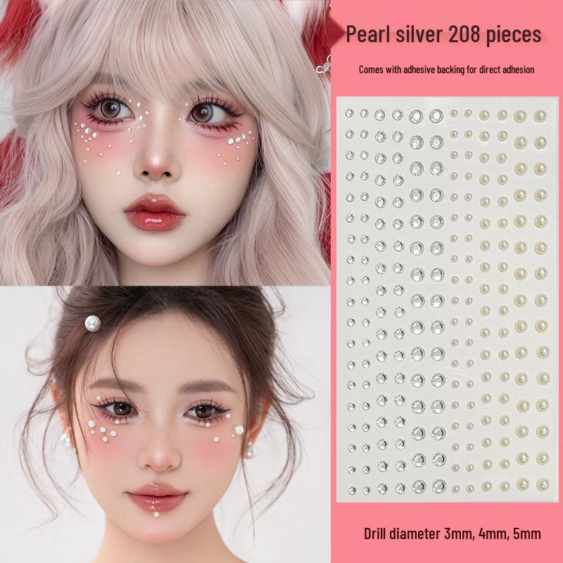 Shan Gen Crystal Diamond Eye Makeup Stickers с самоклеящимися стразами