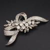 Брошь H329 PANETTA Стразы Серебристый Цвет Дизайн Бижутерия