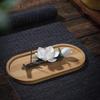 Керамика Цветение Груши Подставка для Благовоний Китайский Стиль Белый Цветок Форма Стойка для Палочек Благовоний Для Домашнего Настольного Декора