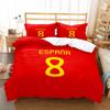 National Soccer Team Core Player Number Duvet Cover Set EU Single Double King US Twin Full Queen Size  Bedclothes