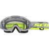 Scott 285537-7697113 Split OTG Goggles, Light Grey/Neon Yellow with Clear Works Lens