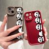 For Huawei P50 Pro P40 Lite Honor 8X 9X X9 Tecno Spark Go Infinix Smart 8 Vivo V29 V30 Y02 Y16 Cartoon Lovely Panda Full Camera Protection Soft Case