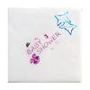 Girls Baby Shower Design Foil Printed Napkins (Pack Of 15)