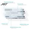 Adhesive Wall Tiles for Interior Design Marble Look Tiles, Self-Adhesive Waterproof PVC Backsplash High-end Effect Covering Oil-proof Peel And