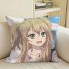CCitrus GLAnime YYuzu Aihara Square Sofa Pillow Cover Solid Color Living Room Home Decor Cushion Case