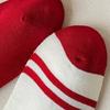 Cotton Cartoon Red Socks Soft Zodiac Year Socks Cute Year of The Horse Socks  Gift