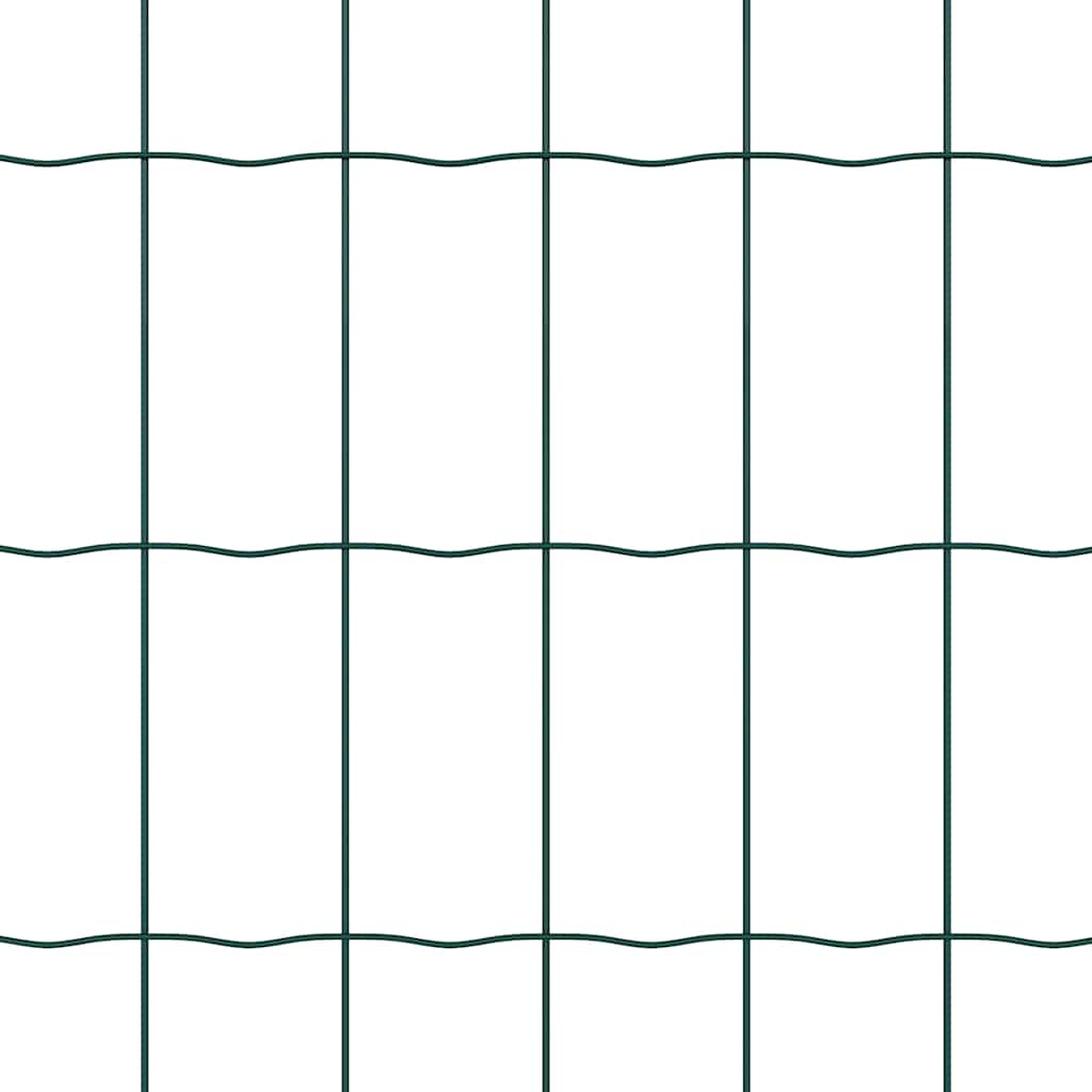 Euro Fence Green 1.5 x 10 m PVC Coated Iron