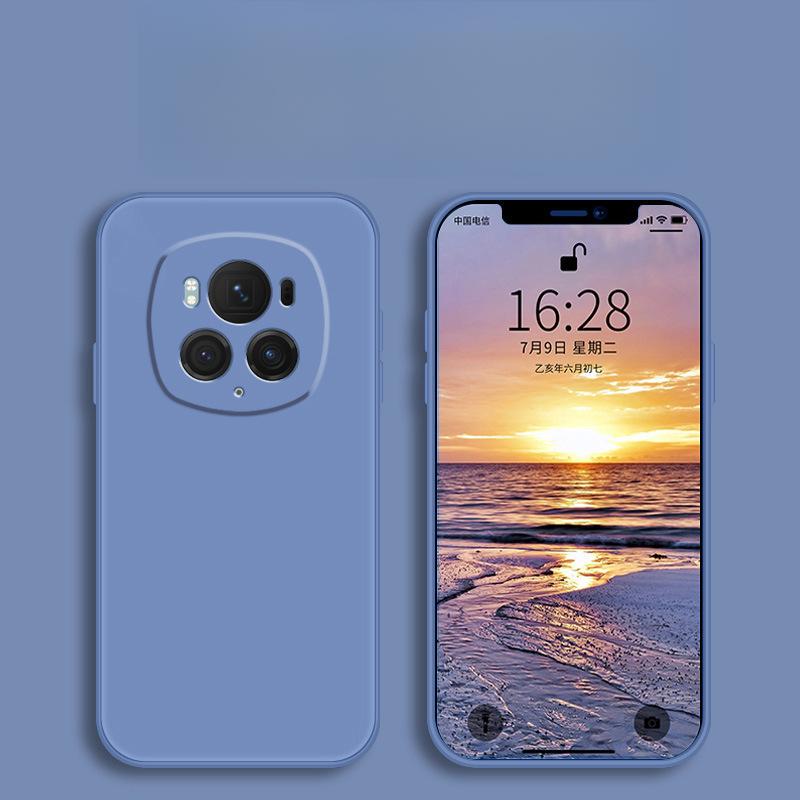 Suitable for Honor Magic6pro Mobile Phone Case Honoror Protective Case Liquid Soft Silicone Full-cover Anti-fall Case for Men and Women