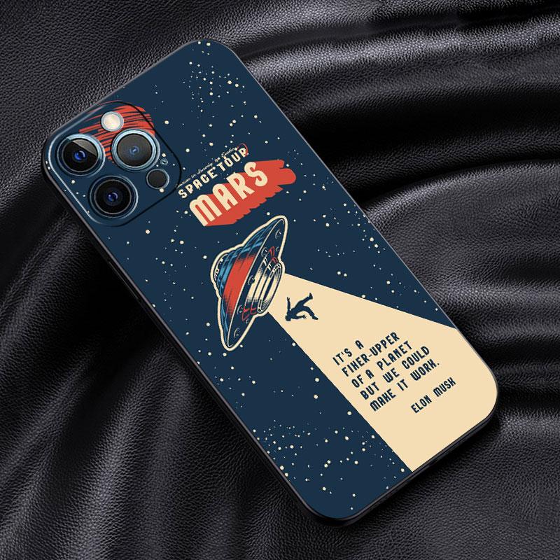 Мягкий чехол для Apple iPhone 11 13 Pro Max 14 12 Mini 7 8 Plus X XS XR SE 2020 6 6S 5 5S Чехол для телефона Funda Мультяшный Крутой Астронавт