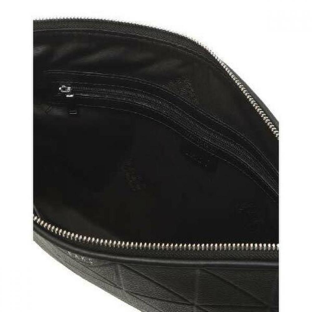 Daks Black Cut Pattern Cowhide Clutch Bag Dbba0f279bk