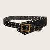 PU Leather Spicy Girls Waistband Y2k Wide Waist Belt Punk Style Waist Belt  Pants Accessories