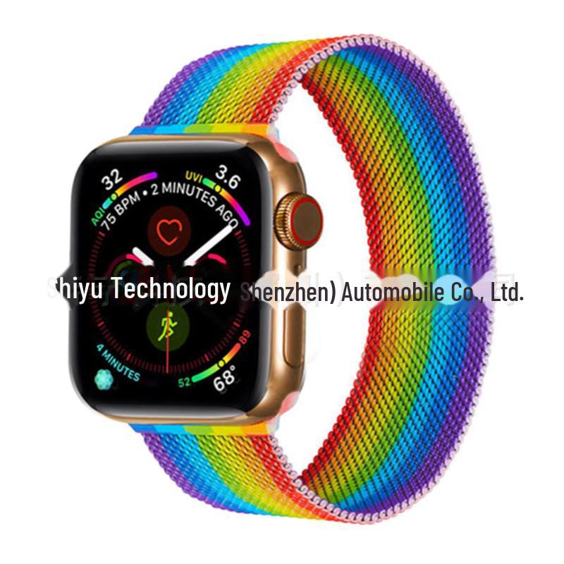 Совместимый металлический ремешок-петля для Apple Watch Series 5-9, SE